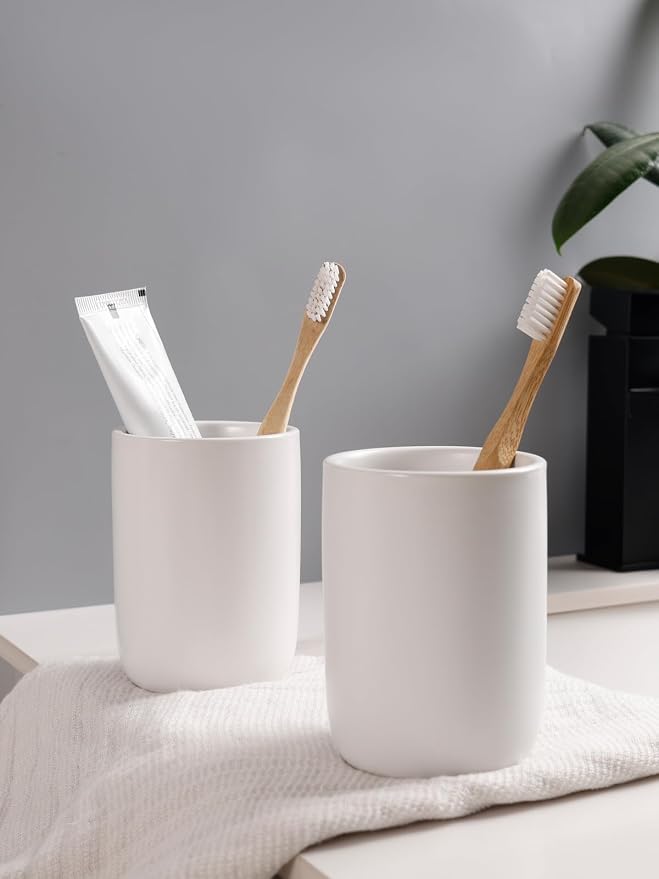 Bosilunlife Soap Dispenser and Toothbrush Holder Set - 11Oz Foam Soap Dispenser - Image 7