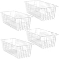 SANNO 14" Freezer Baskets Wire Storage Baskets by SANNO