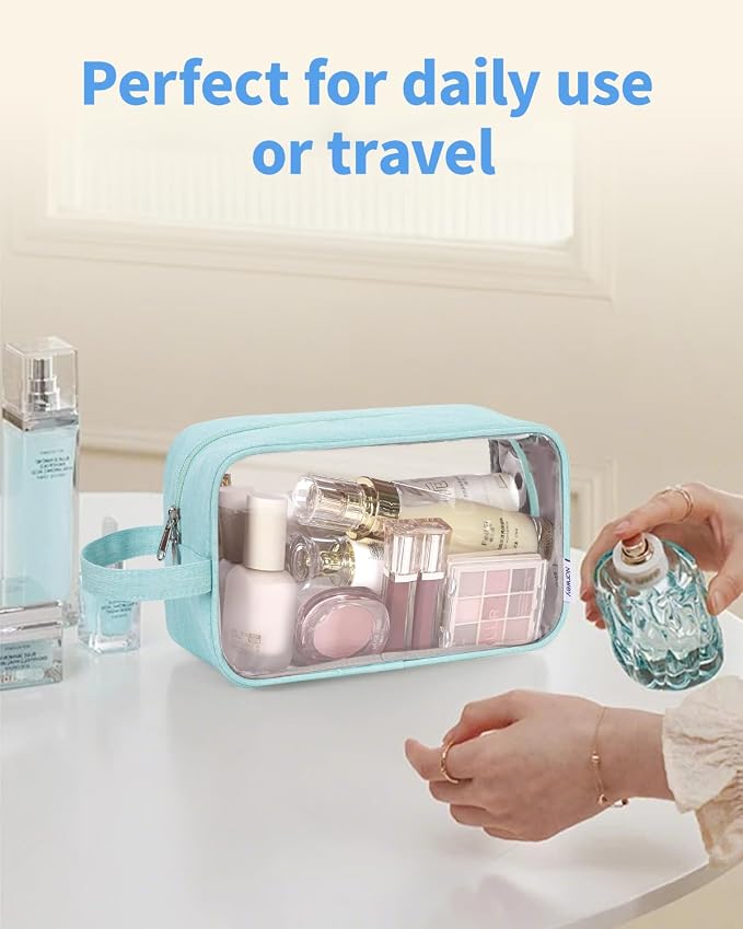 Narwey Travel Toiletry Bag for Women Traveling Dopp Kit Men Travel Bag for - Image 8