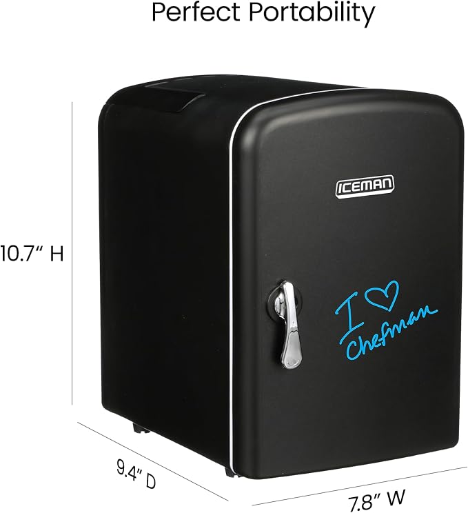 Iceman Mini Portable Board Personal Fridge, Cools & Heats, 4 Liter Capacity - Image 7