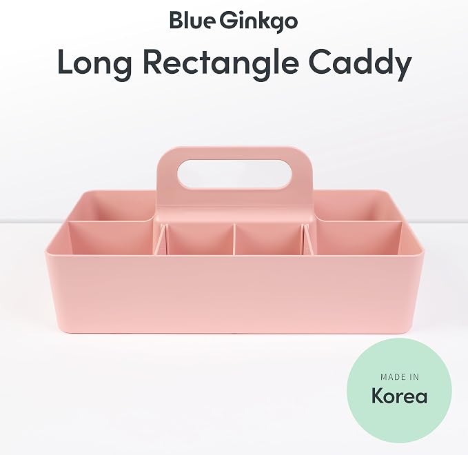 BLUE GINKGO Stackable Organizer Caddy – Korean-Made Portable Tote - Image 2