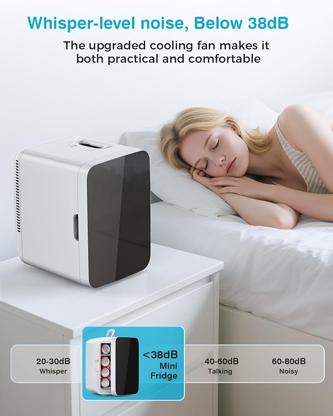 Compact Mini Fridge, Portable Small Refrigerator - Image 5