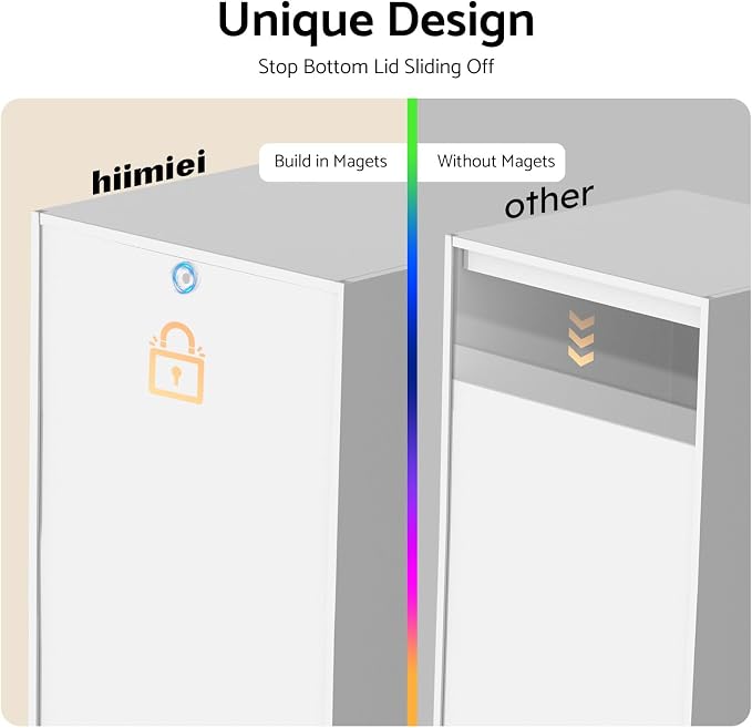 HIIMIEI Tissue Box Cover, Acrylic Tissue Holder Napkin Dispenser - Image 4