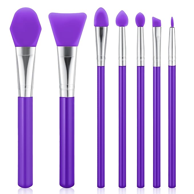 7PCS Silicone Brush Applicator Kit, Resin Brush Applicator UV Resin Brushes by Unknown