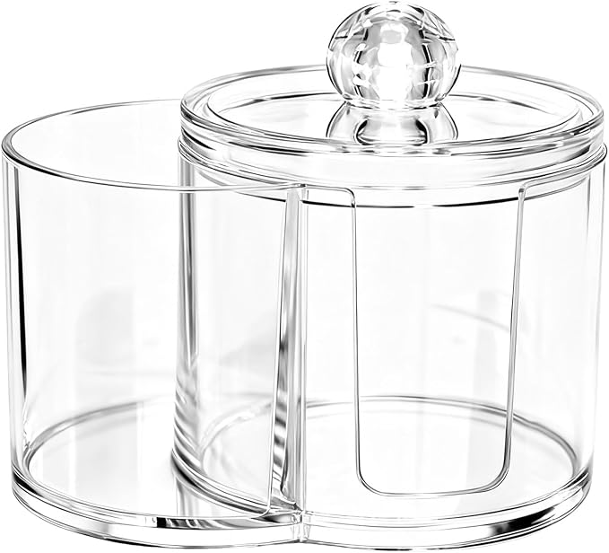 Dual-Compartment Cotton Swab & Pad Organizer - Image 8