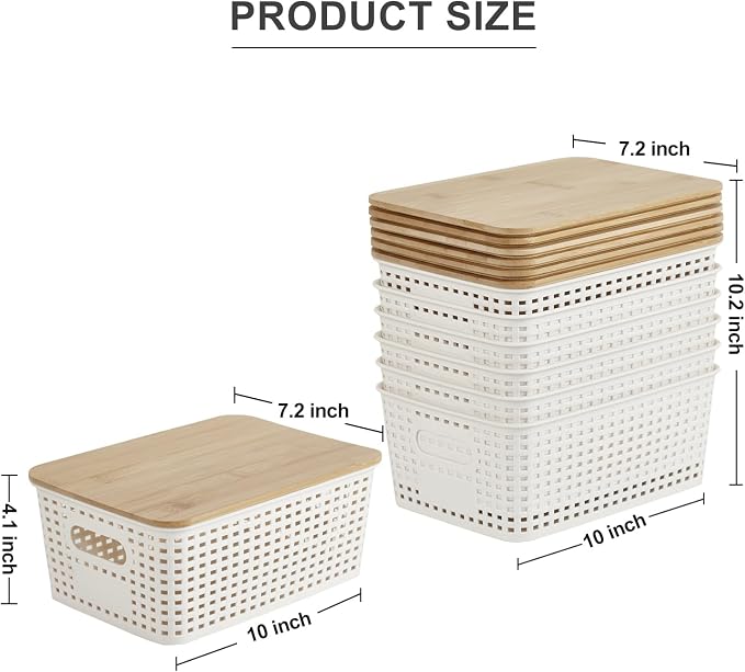 Small Plastic Storage Bins - Image 2