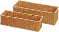 Small Plastic Rattan Baskets for organizing | Bathroom Basket | Wicker Storage by Unknown