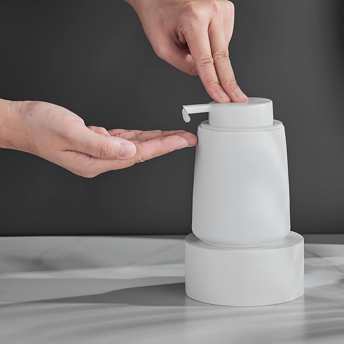 12Oz White Soap Dispenser - Image 4