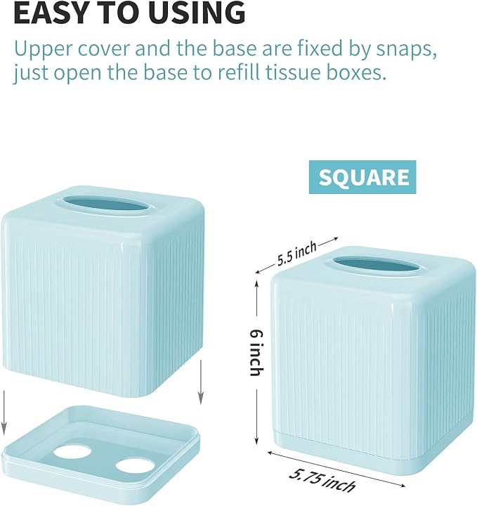 Livelab Tissue Box Cover and Holder - Image 7