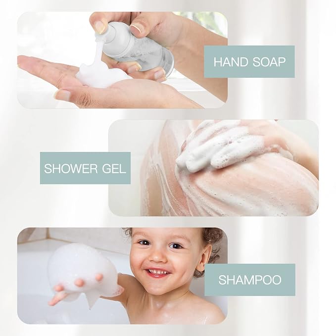 2oz Foam Pump Bottle Empty Travel Foaming Dispenser - Image 4