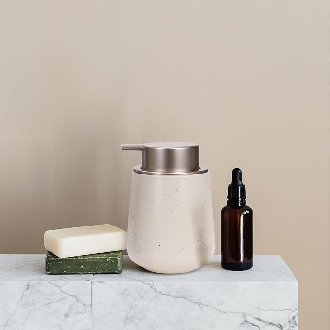 Bosilunlife Hand Soap Dispenser - 12oz Ceramic Soap Dispenser Bathroom - Image 7