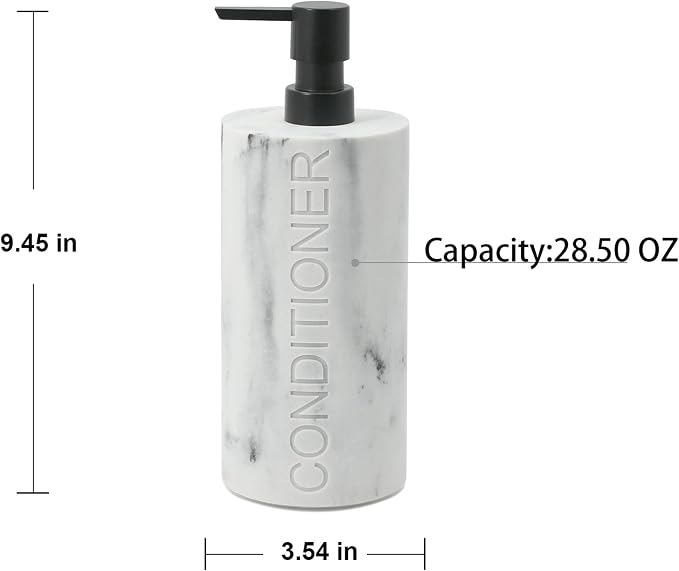 Conditioner Dispenser Luxurious Refillable Pump Bottle - Image 4