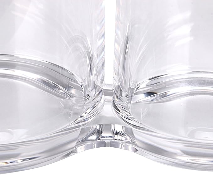 Hipiwe Clear Acrylic Cotton Swab Holder Preminm Quality Round Container Cotton - Image 5