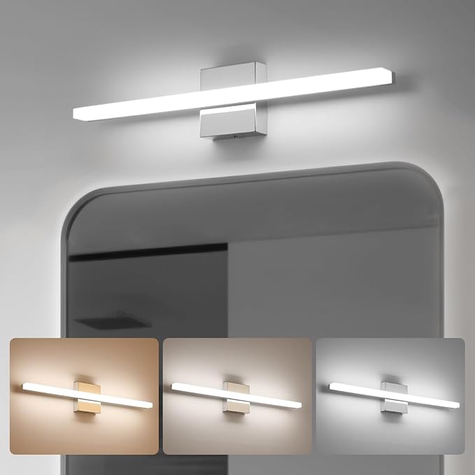 Combuh 24Inch LED Bathroom Vanity Light Bar, Color Changing 3CCT Dimmable by Combuh