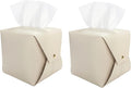 Tissue Box Cover Square, Leather Tissue Holder Organizer by Frayot