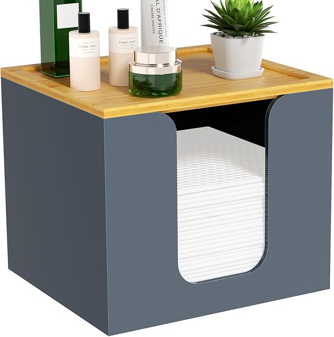 VITVITI Disposable Face Towel Holder Box, Acrylic Facial Towel Container by VITVITI