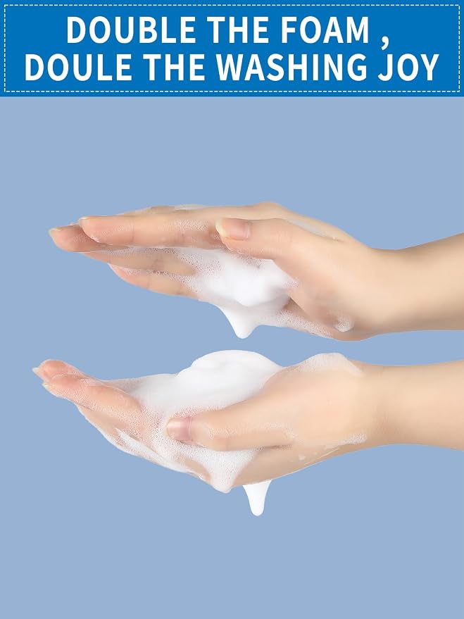 Doiliese Foaming Hand Soap Dispenser Set, 16 oz Large Glass Soap Dispenser - Image 6