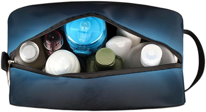 Abstract Fire Water Baseball Kids Toiletry Bag - Image 6