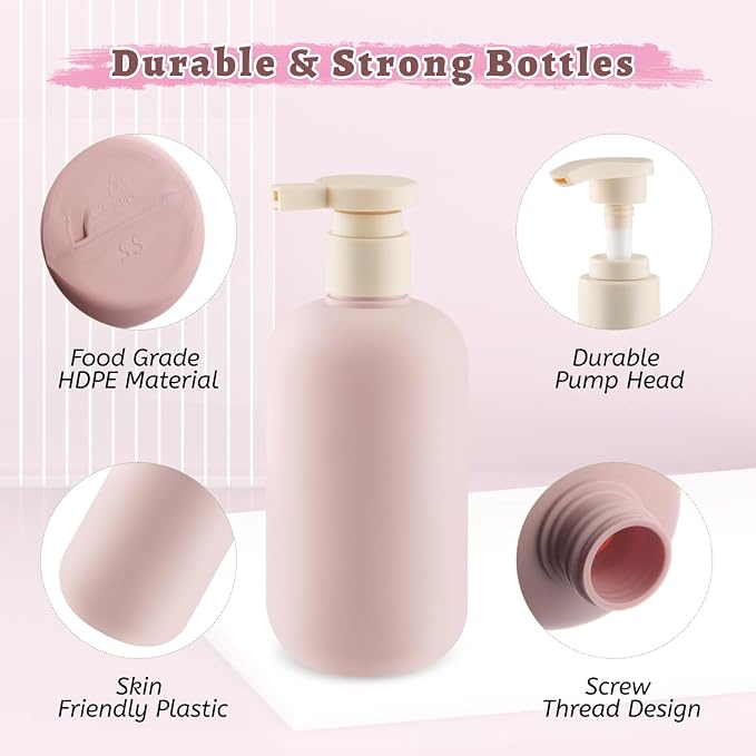 6 Pcs 10 oz Soft Plastic Bottles - Image 3
