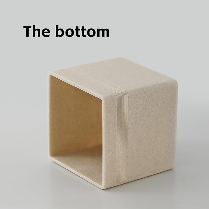 Tissue Box Cover Square, Resin Facial Tissue Holder Covers Cube Toilet Paper - Image 7