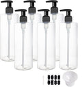 6 Pack 16 oz Plastic Pump Dispenser Bottles by BPFY