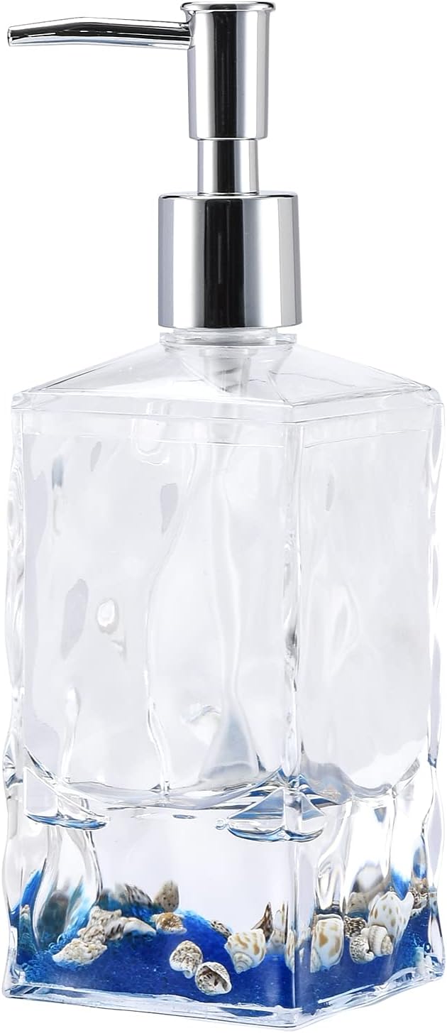 Locco Decor 4 Piece Acrylic Liquid 3D Floating Motion Bathroom Vanity Accessory - Image 5