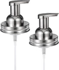 Amolliar Mason Jar Foaming Soap Dispenser Pump Lids, Rustproof Stainless Steel by Amolliar