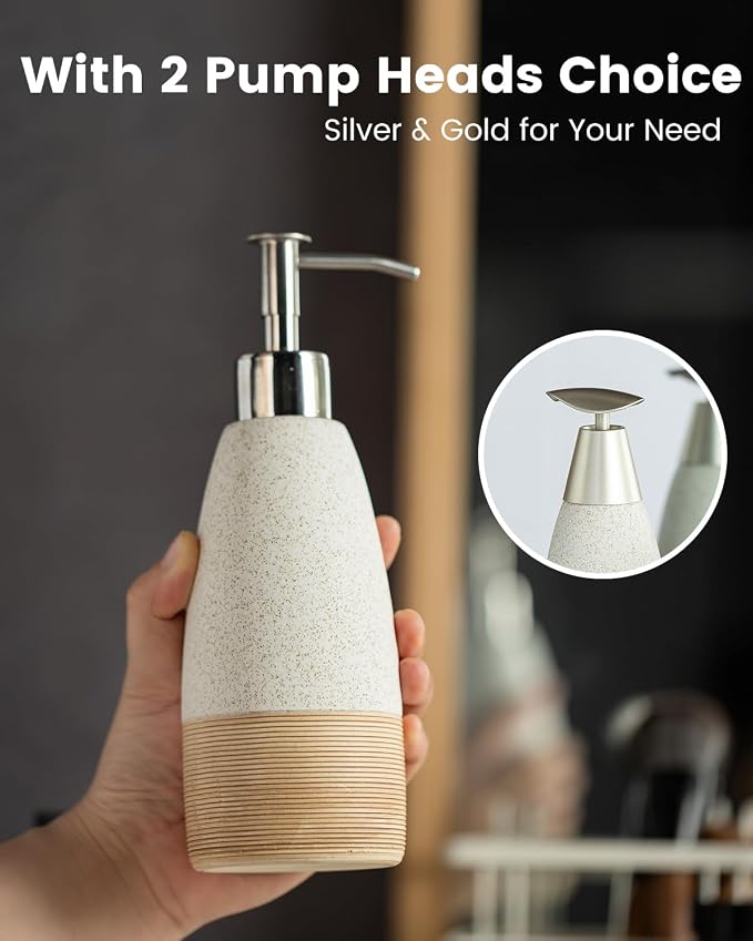 12oz Dish Soap Dispenser with 2 Pumps - Image 3