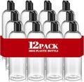 16 oz Clear Plastic Empty Bottles by DPLASKA