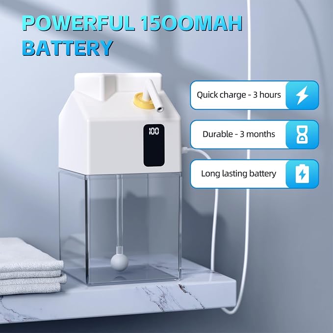 Automatic Foaming Soap Dispenser Touchless, USB Rechargeable Smart Hand Dish - Image 7