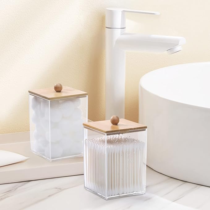 Tbestmax 3 Pack Square Qtip Holder - 12 oz Bathroom Organizers and Storage - Image 6