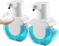 2 Pack Automatic Foaming Soap Dispenser 14.2oz/420ML Touchless Automatic by VZZNN