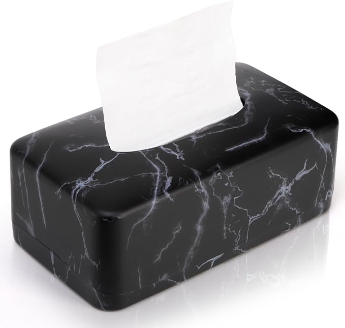Tissue Box Holder, Rectangular Napkin Dispenser Box Cover, Restaurant by Nagpew