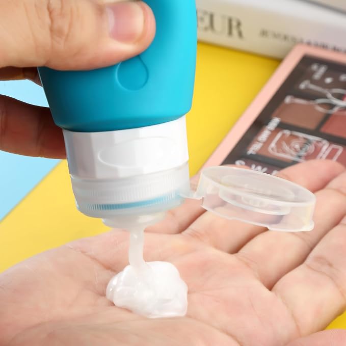 Gemice Travel Bottles for Toiletries, Tsa Approved Travel 3oz Size Containers - Image 4