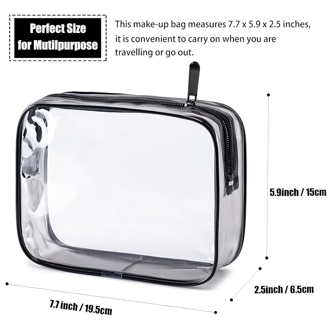 MODENGKONGJIAN TSA Approved Toiletry Bag, Carry on Airport Airline Compliant Bag - Image 3