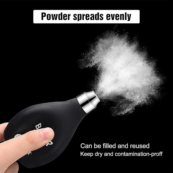 2 Pieces Barber Powder Spray Bottle, Powder Puff Bottle, Barber Powder Pump - Image 2