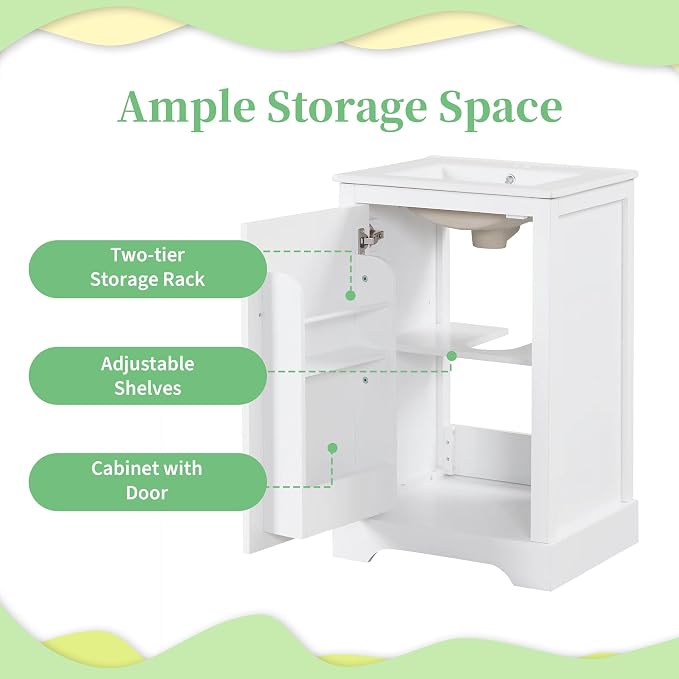 Bellemave 20" Bathroom Vanity - Image 6
