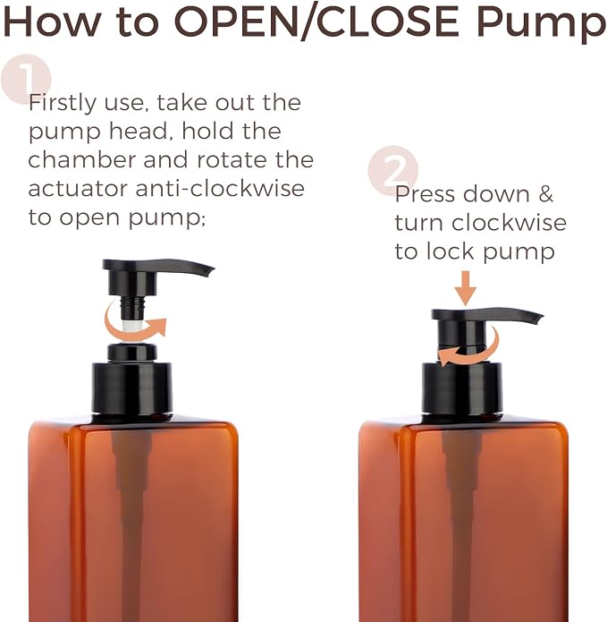 Suream Amber Shampoo and Conditioner Dispenser - Image 5