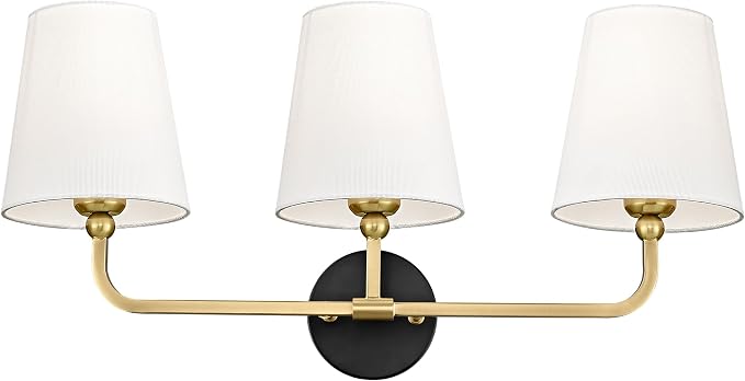 Bathroom Light Fixtures, 3-Light Wall Sconce, Modern Sconces Wall Lighting by Metwet