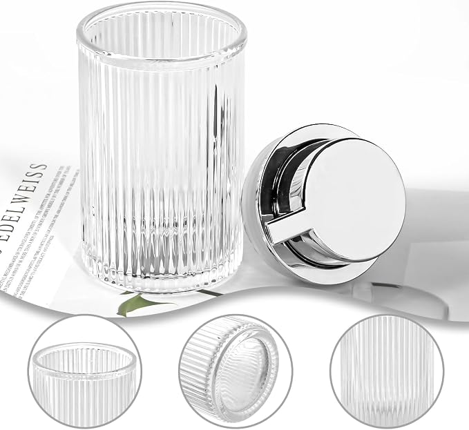 Foaming Soap Dispenser, 12 Oz Thick Glass Foam Hand Soap Dispenser, Refillable - Image 4