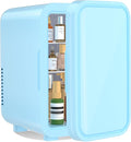 Mini Fridge, 6 Liter/8 Can 110V AC/DC Portable Thermoelectric Cooler by YASHE