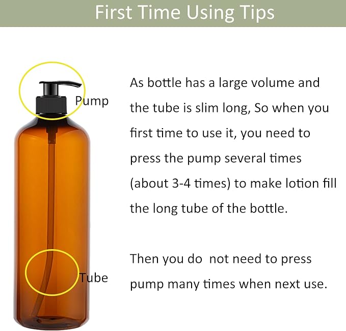 4 Pack 32 OZ Empty Plastic Pump Bottles - Image 3