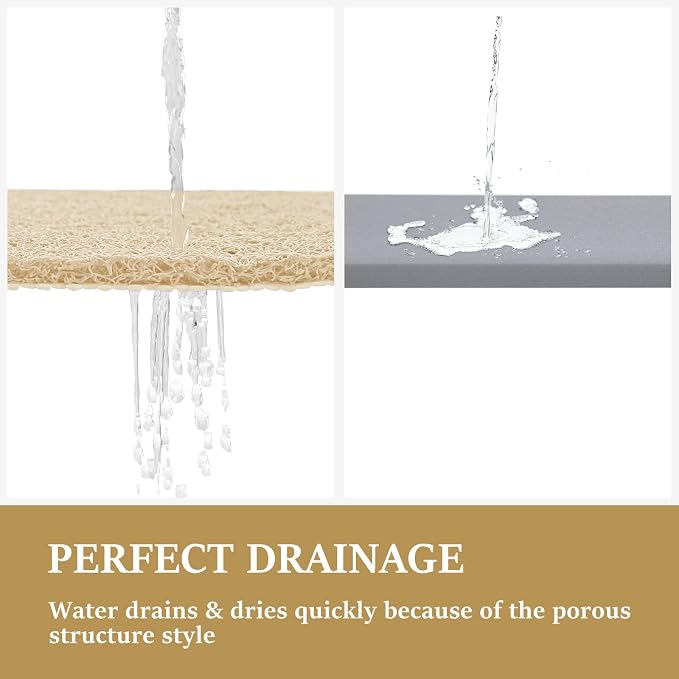 LuxStep Shower Mat Bathtub Mat, 24x32 inch, Non-Slip Bath Mat - Image 6