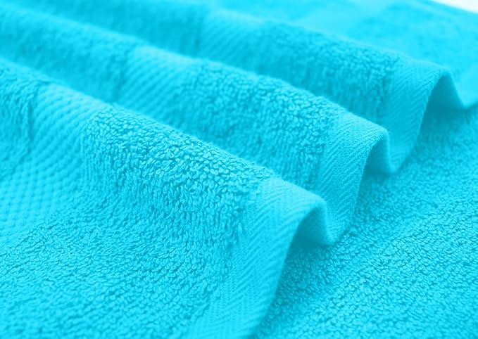 DAN RIVER Bath Towels Set of 4, 27 x 54 Inches, 100% Cotton, Larger & Lighter - Image 6