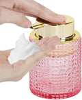 Glass Foaming Soap Dispenser, 10oz Refillable Bathroom Foam Hand Soap Dispenser by Fvstar