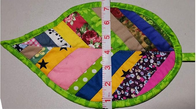 Leaves Pot Holders for Kitchen hot Pads 100% Cotton Set of 2 Heat Resistant for - Image 5