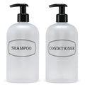 Bottiful Home-16 oz Shampoo and Conditioner Refillable Empty Plastic Pump by BottifulHome