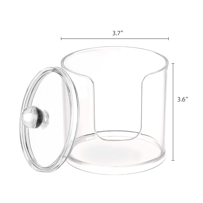 Tbestmax Plastic Cotton Round Holder and Dispenser - Image 2