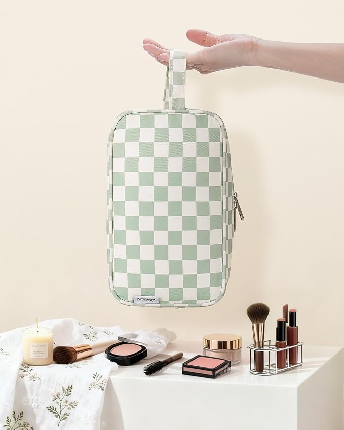 Narwey Travel Toiletry Bag for Women Traveling Dopp Kit Men Travel Bag for - Image 7