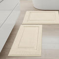 SHACOS Super Soft Bathroom Rugs Set of 2 Pieces 20x32 + 16x24 inch Microfiber by SHACOS